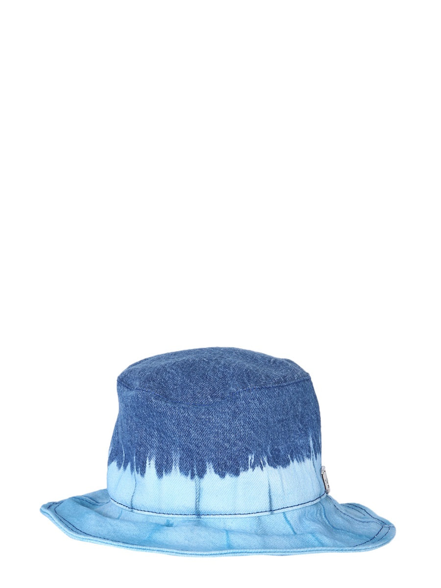 BUCKET HAT WITH TIE DYE PRINT