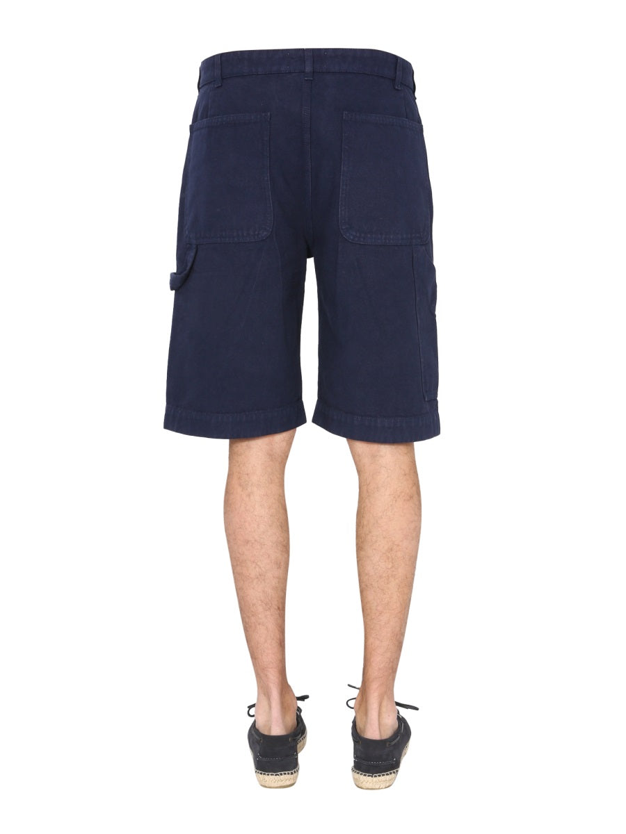 COTTON CANVAS BERMUDA