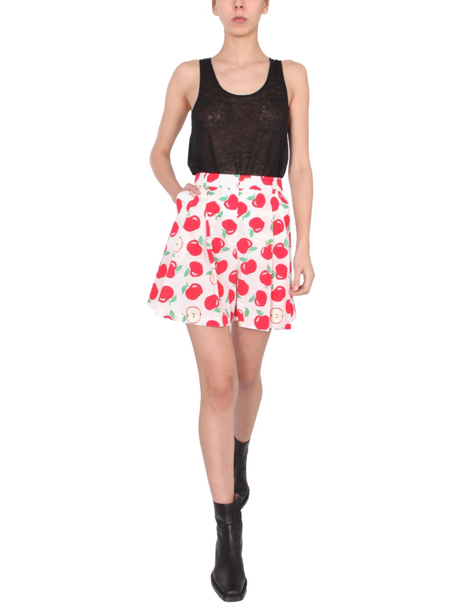 COTTON POPLIN SHORTS