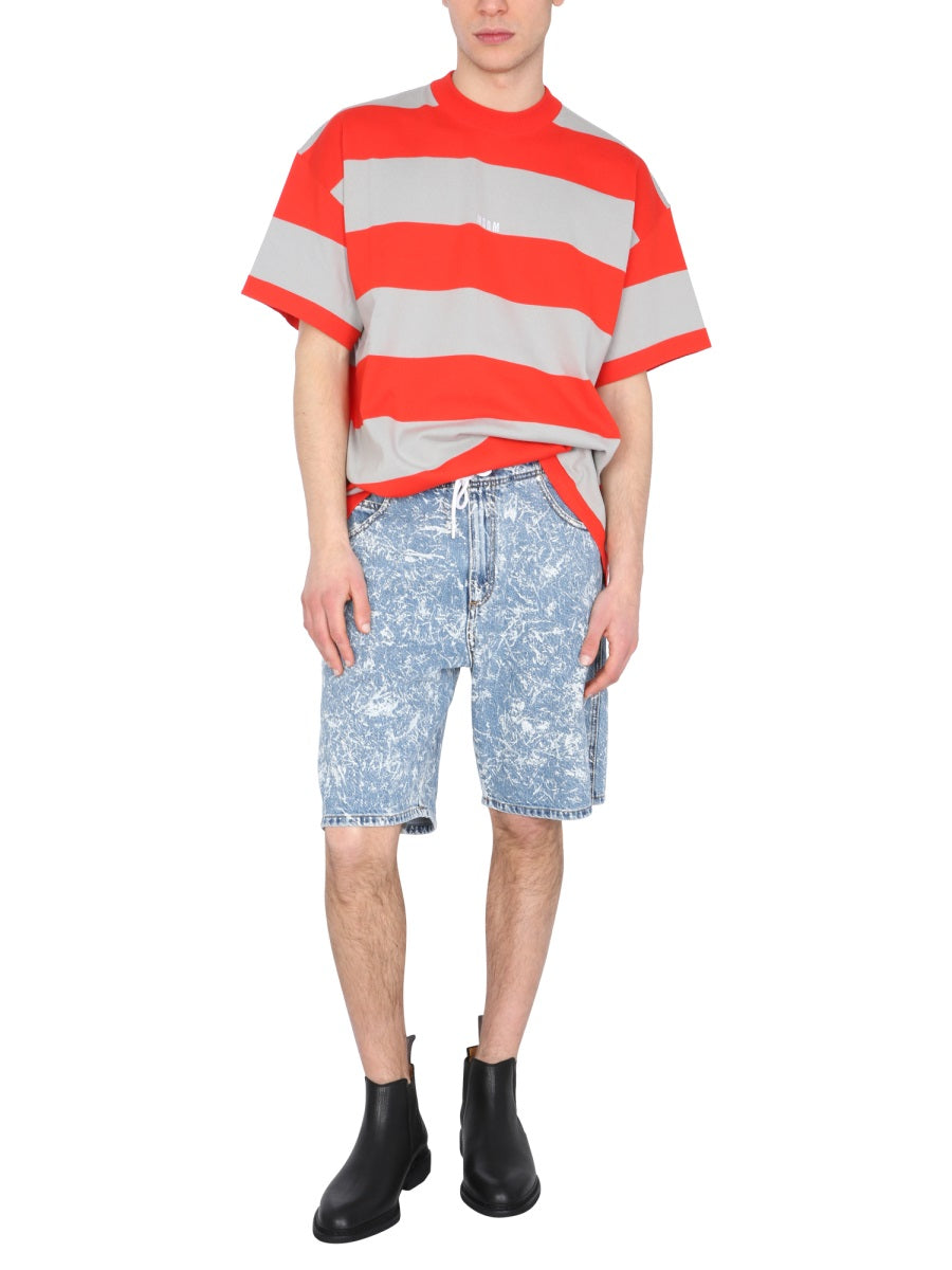 T-SHIRT WITH EMBROIDERED LOGO