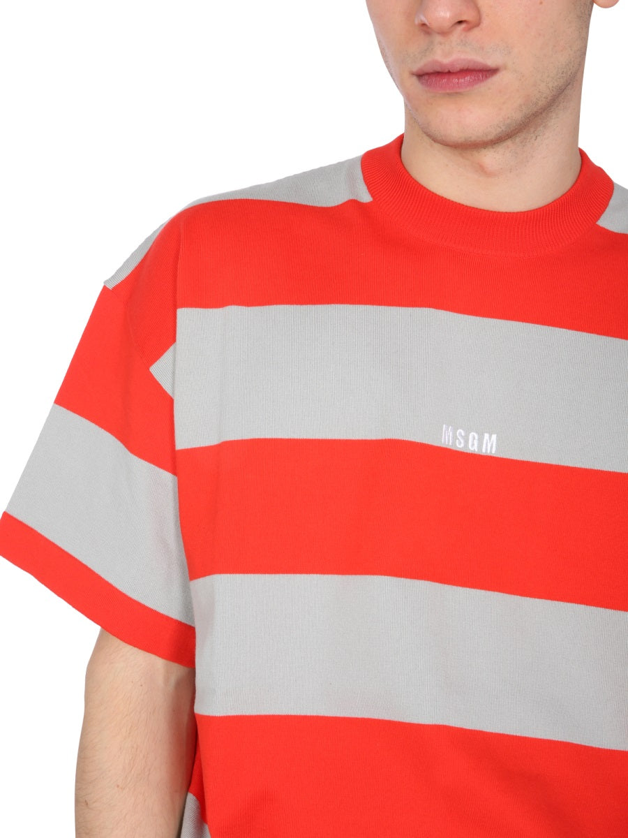 T-SHIRT WITH EMBROIDERED LOGO