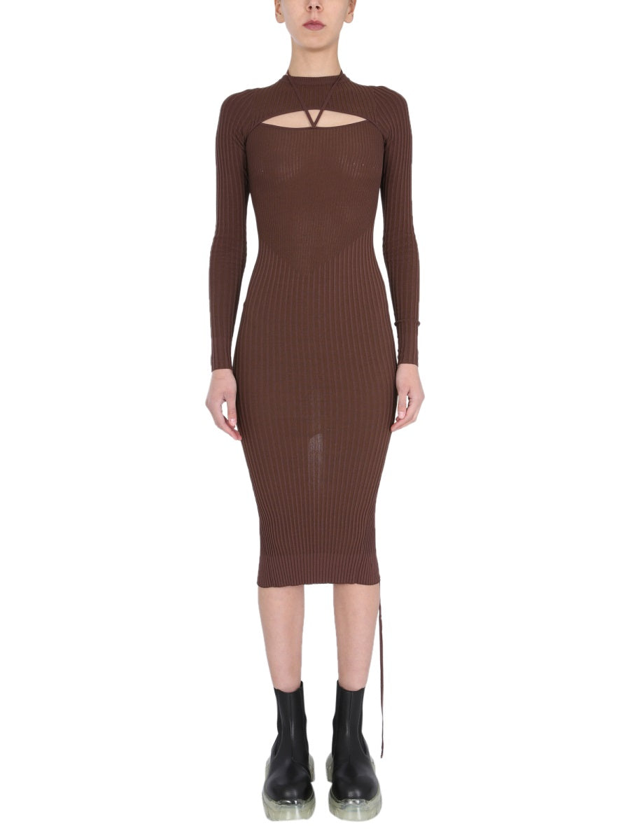 DRESS WITH CUT OUT DETAIL