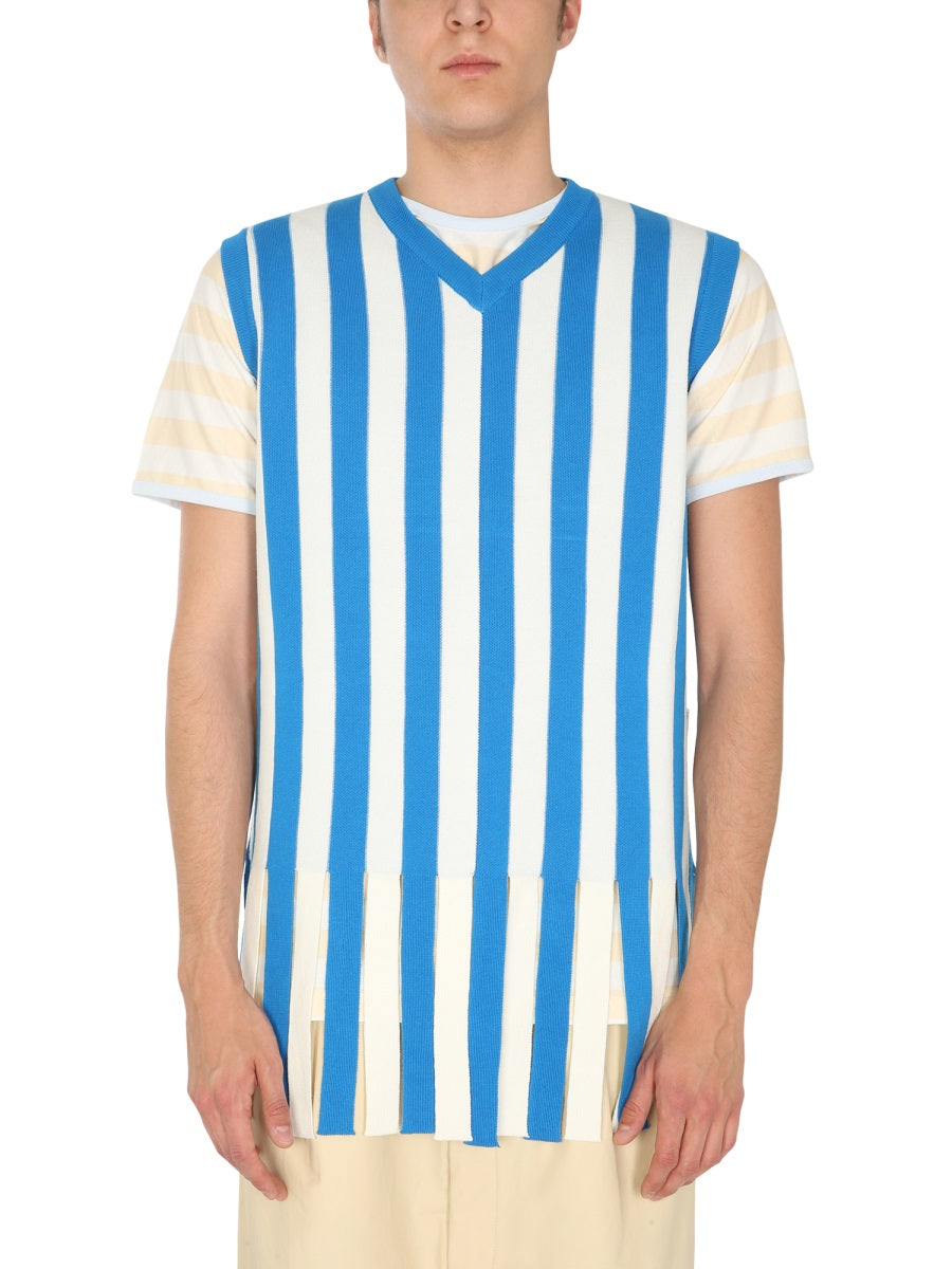 SWEATER WITH STRIPED PATTERN