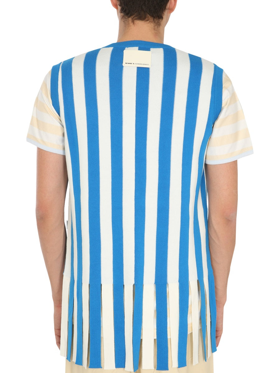 SWEATER WITH STRIPED PATTERN