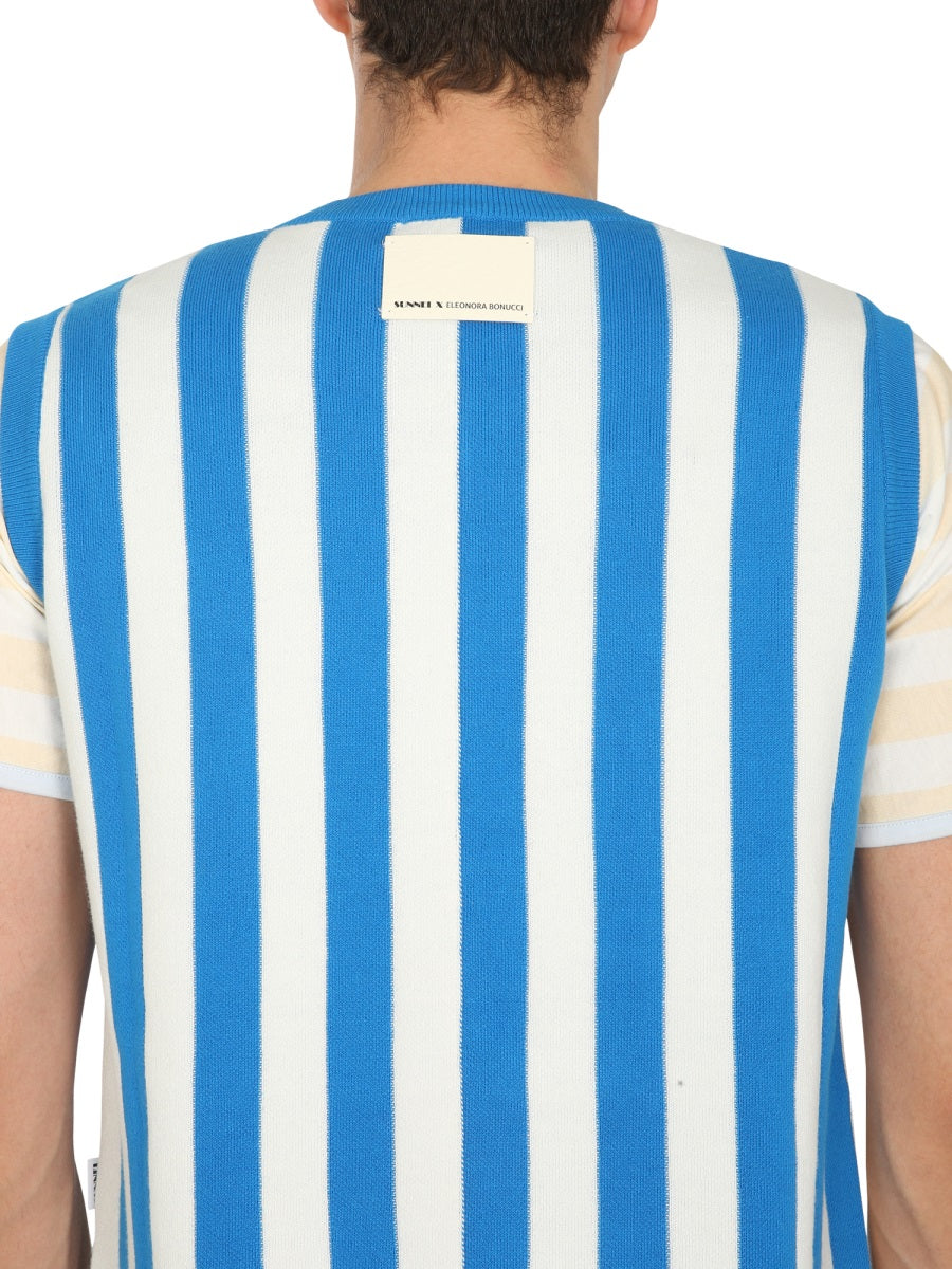 SWEATER WITH STRIPED PATTERN