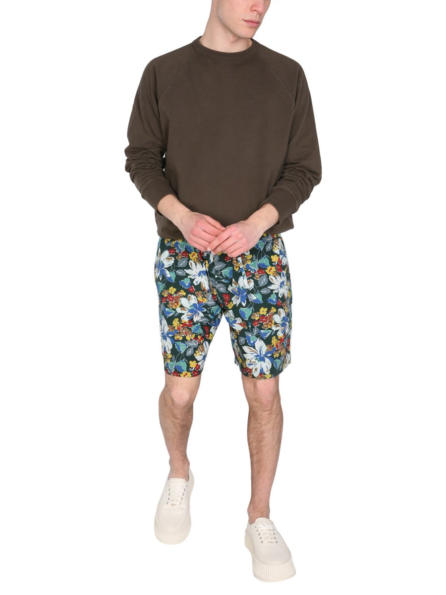 BERMUDA WITH FLORAL PRINT