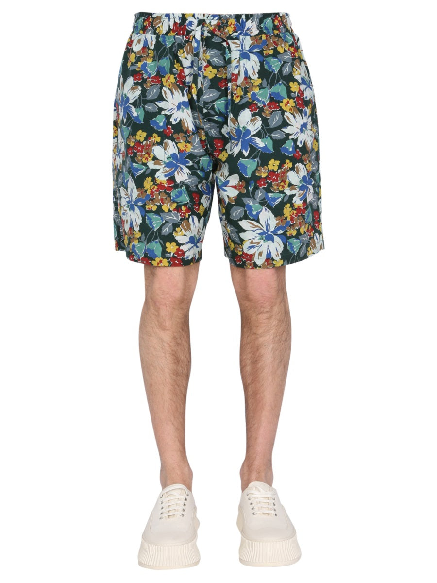 BERMUDA WITH FLORAL PRINT