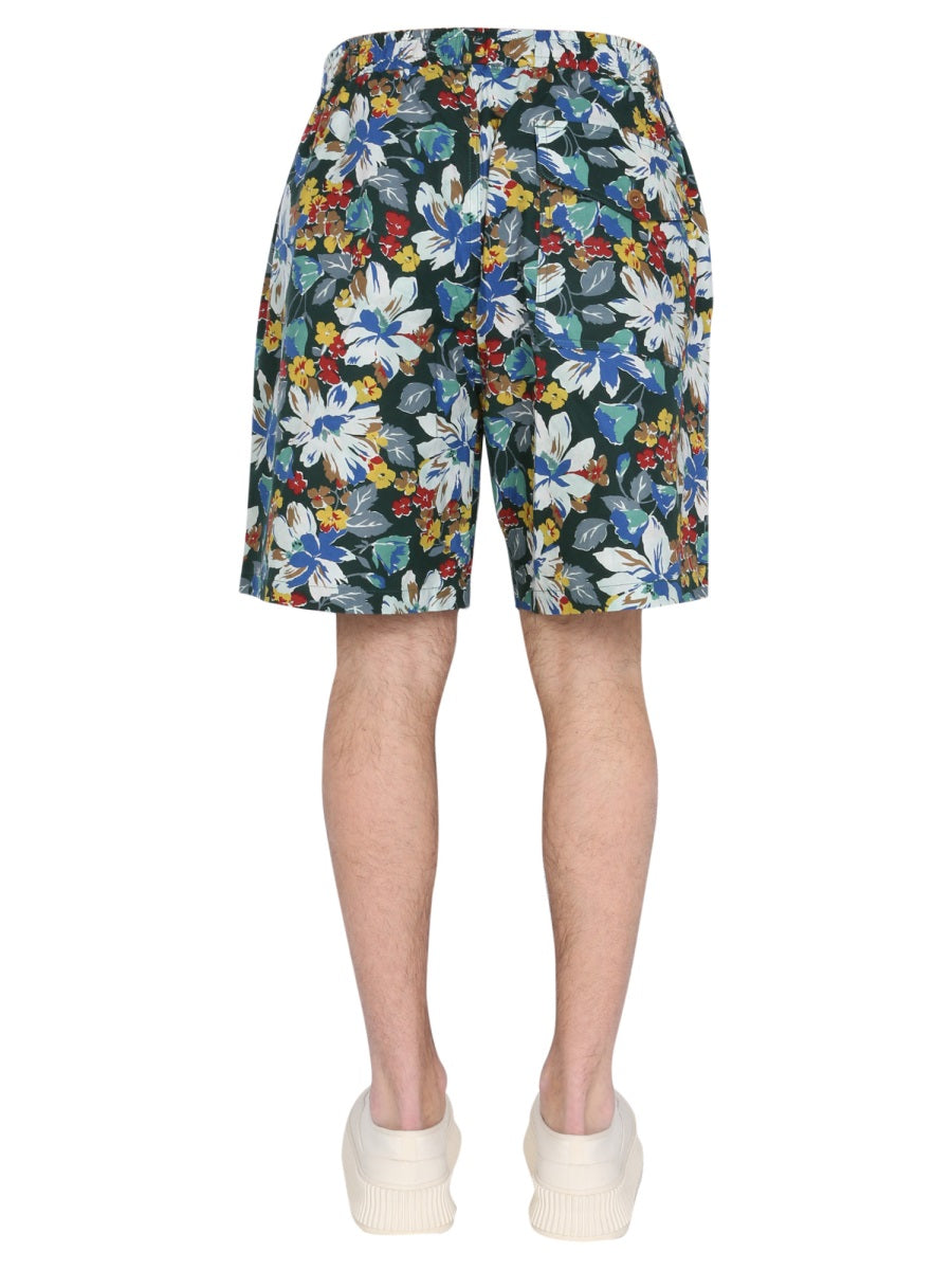 BERMUDA WITH FLORAL PRINT