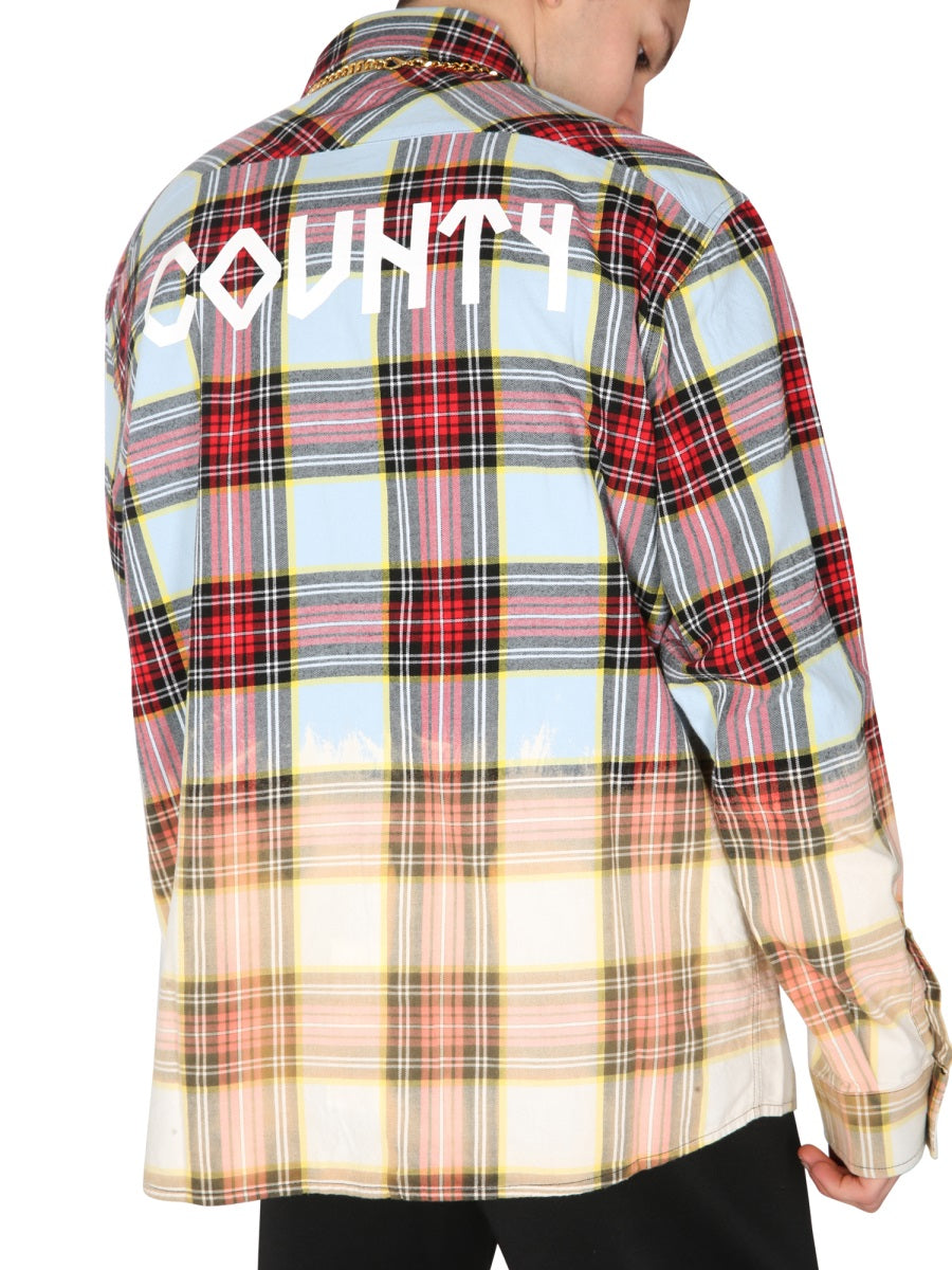 SHIRT WITH CHECK PRINT