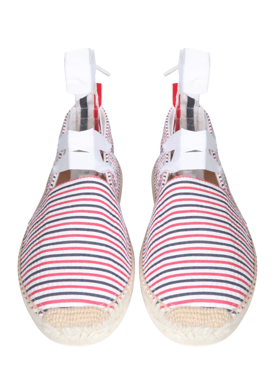 SEERSUCKER COTTON ESPADRILLES