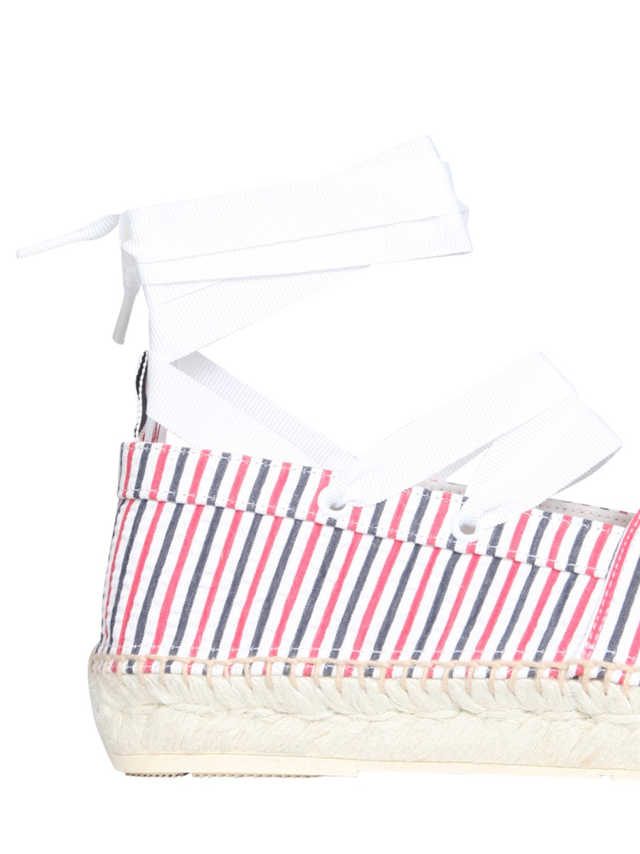 SEERSUCKER COTTON ESPADRILLES