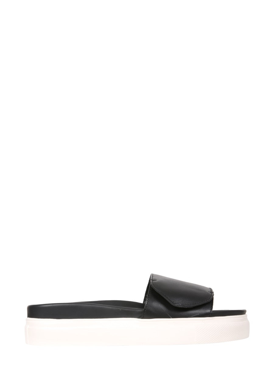 SLIDE SANDALS WITH LOGO