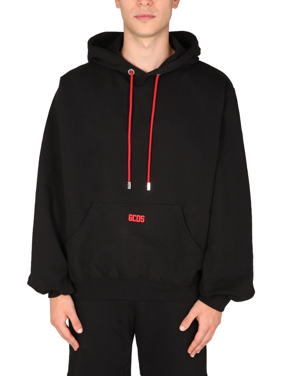 SWEATSHIRT WITH RUBBER LOGO