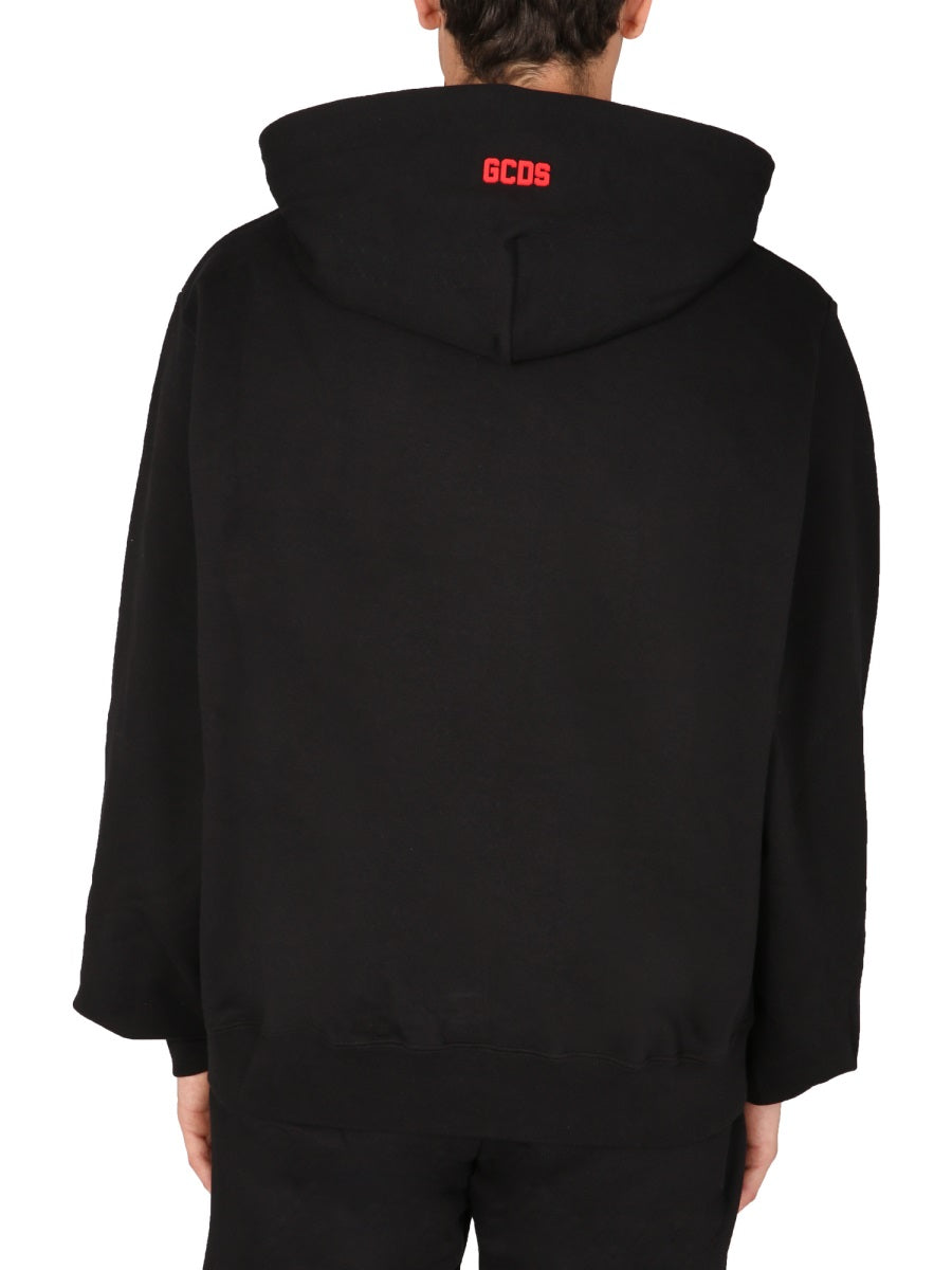 SWEATSHIRT WITH RUBBER LOGO
