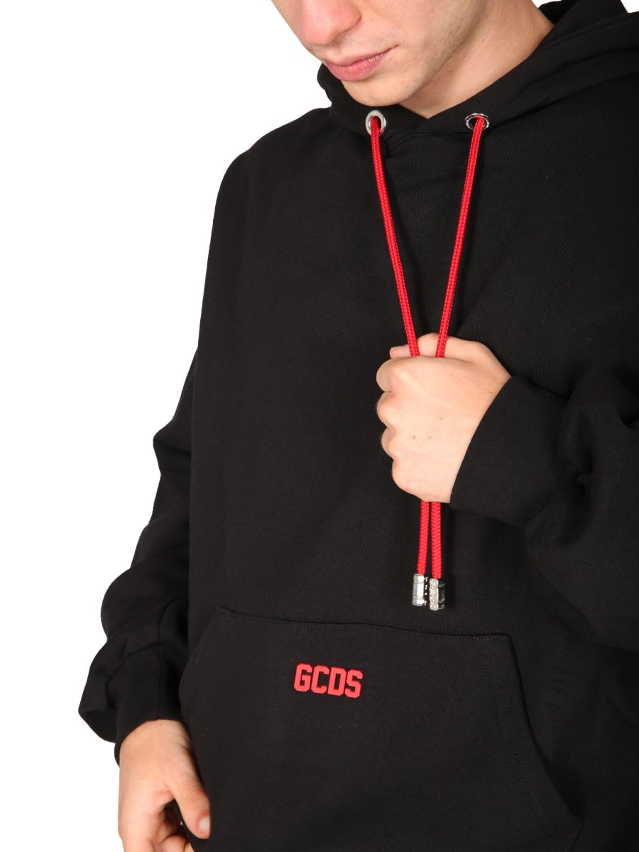 SWEATSHIRT WITH RUBBER LOGO