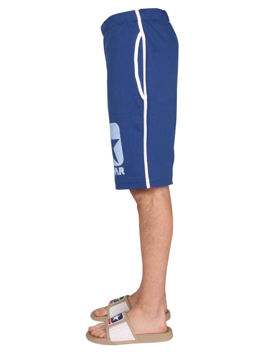 COTTON SWEAT SHORTS BERMUDA