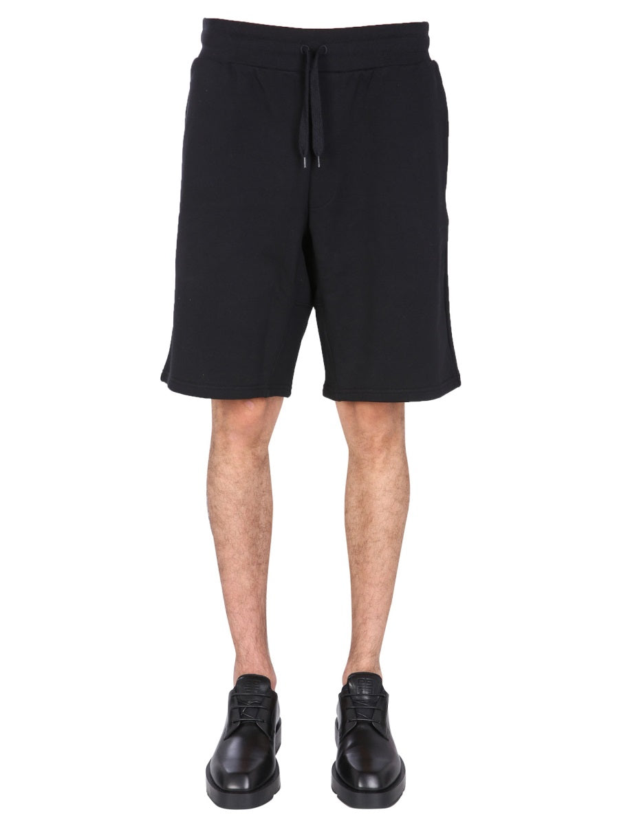 BERMUDA WITH LOGO EMBROIDERED