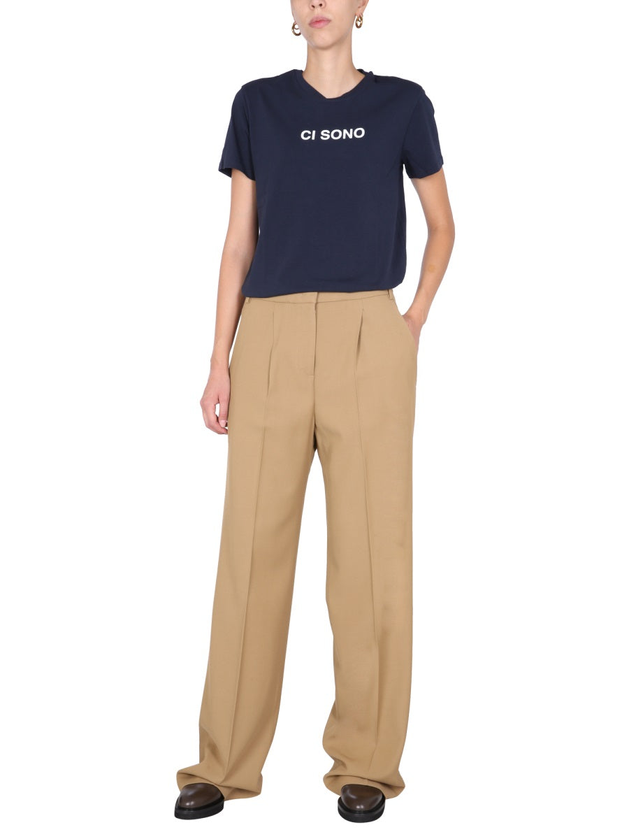 GABARDINE TROUSERS