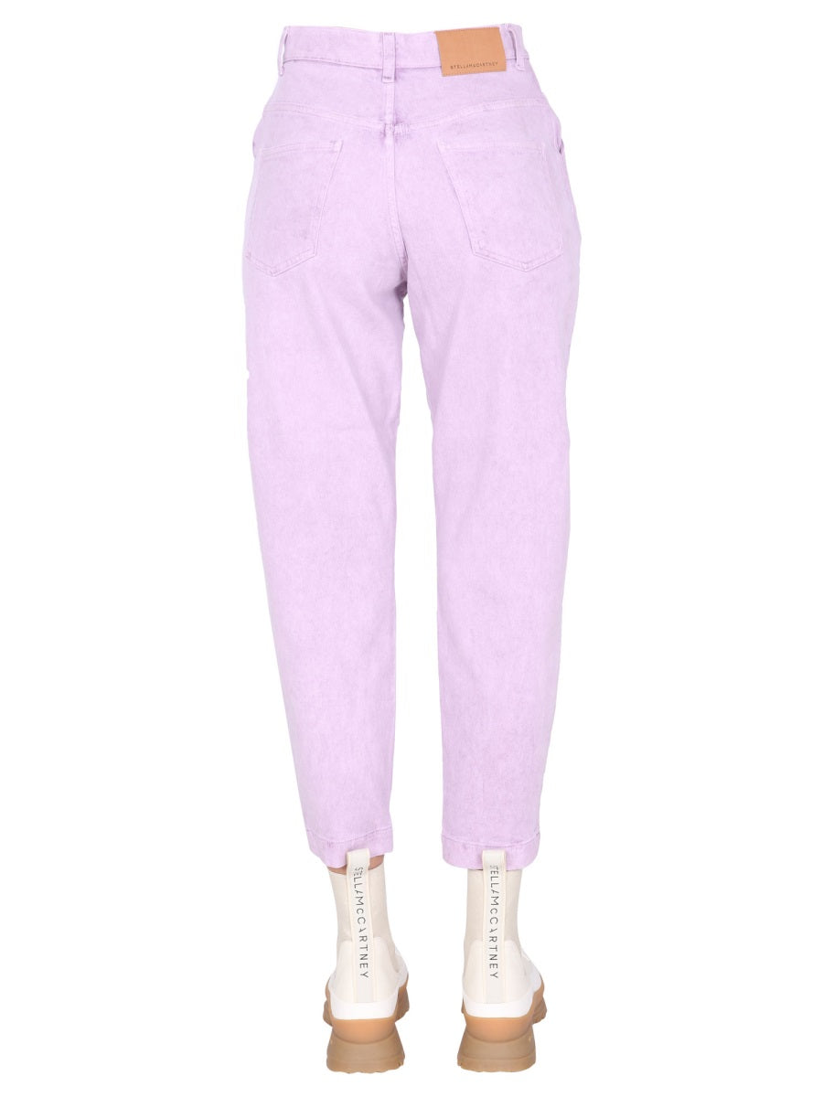 JEANS WITH EMBROIDERED LOGO