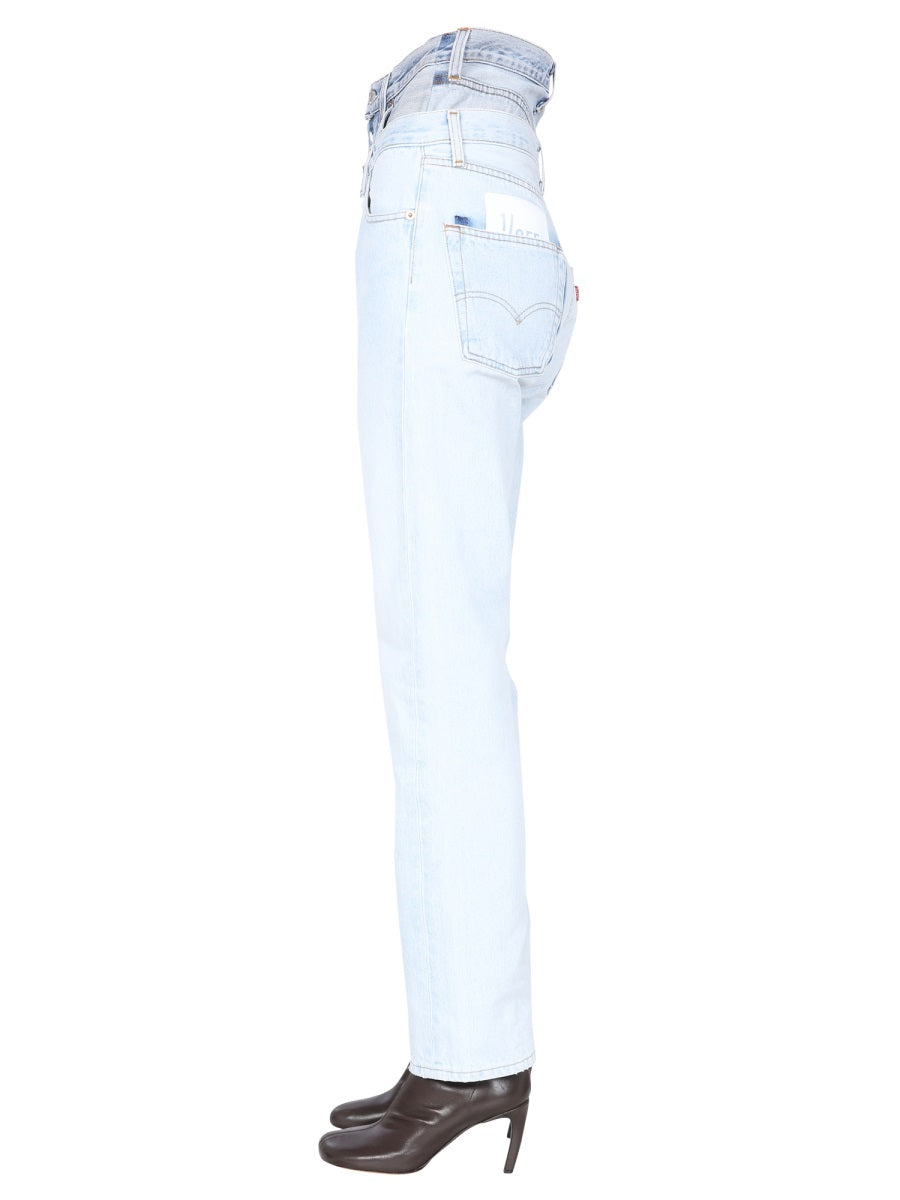 DOUBLE WAISTED JEANS