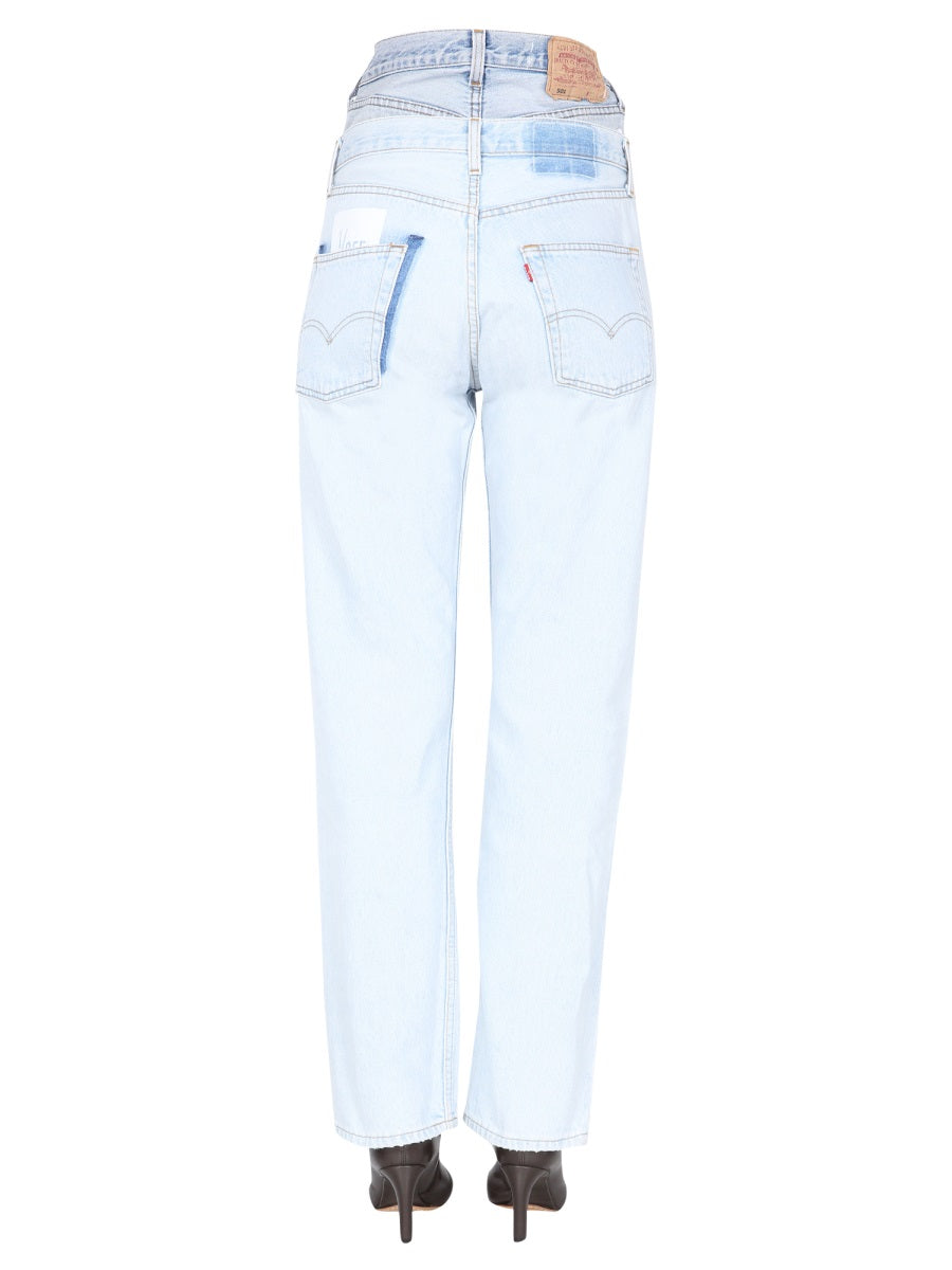 DOUBLE WAISTED JEANS