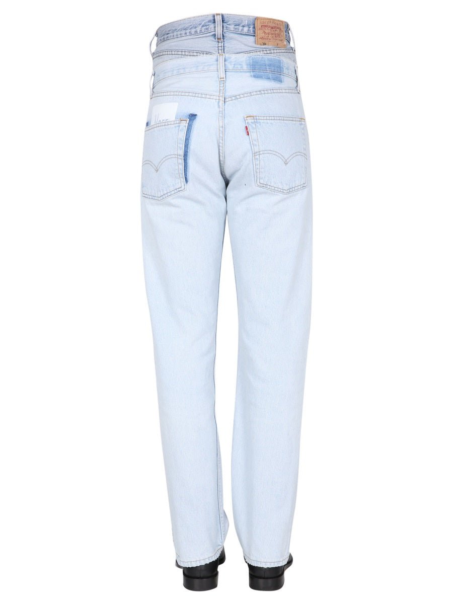 DOUBLE WAISTED JEANS