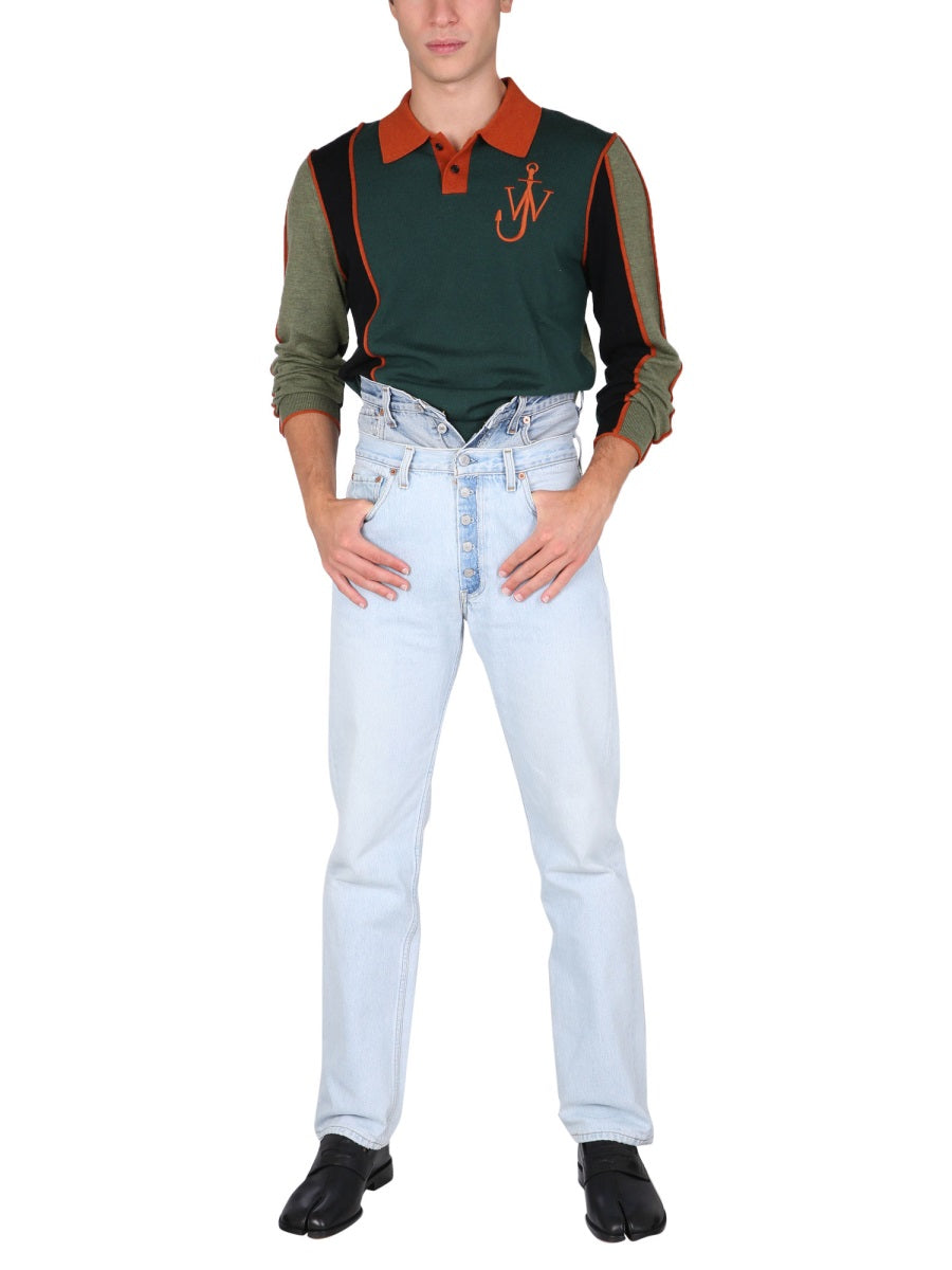 DOUBLE WAISTED JEANS