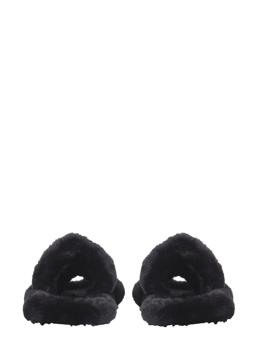 FUR SANDALS