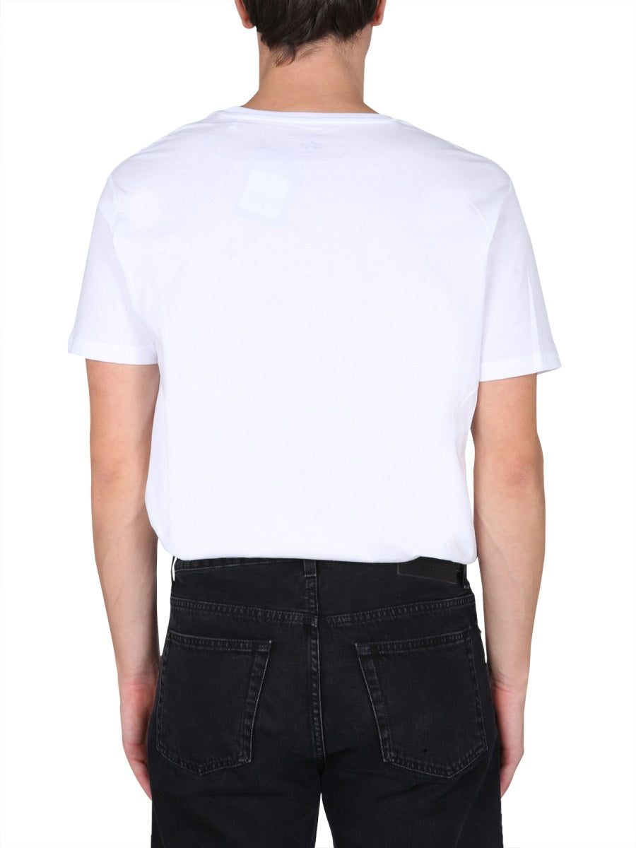 T-SHIRT WITH EMBROIDERED LOGO