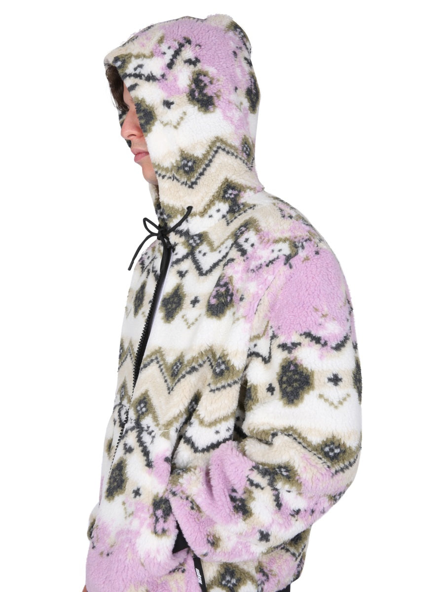 FLEECE SHERPA JACKET