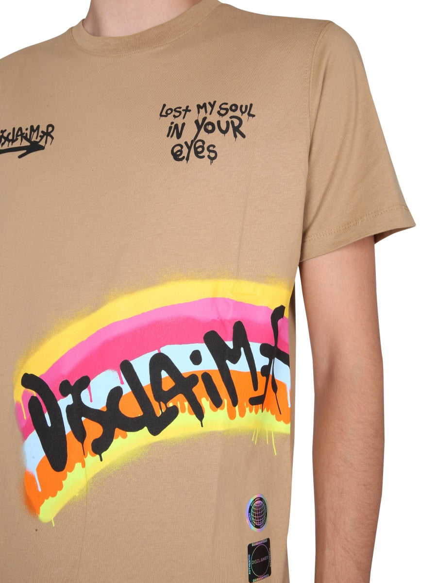 T-SHIRT WITH SCREEN PRINT