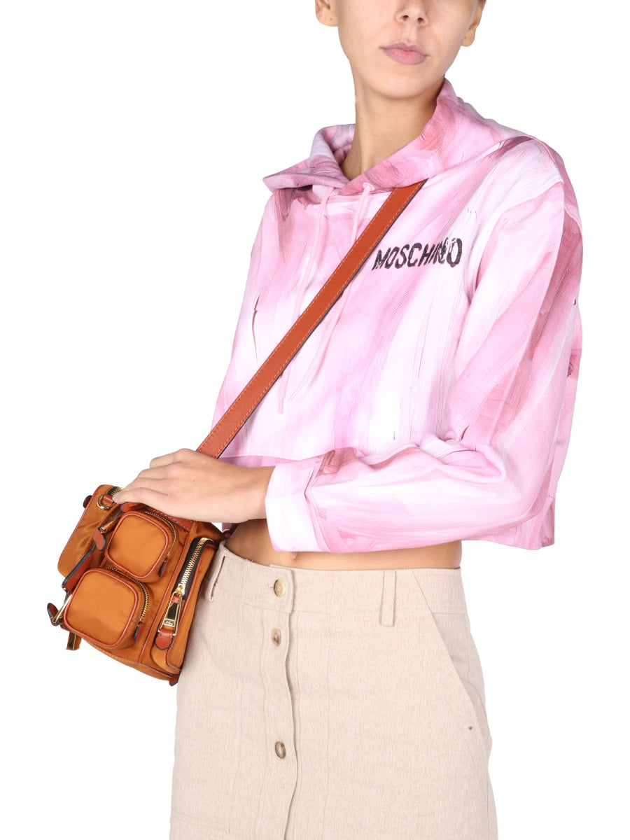 "ART THEME" CROPPED SWEATSHIRT