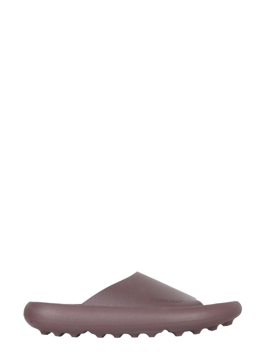 RUBBER SLIDE SANDALS