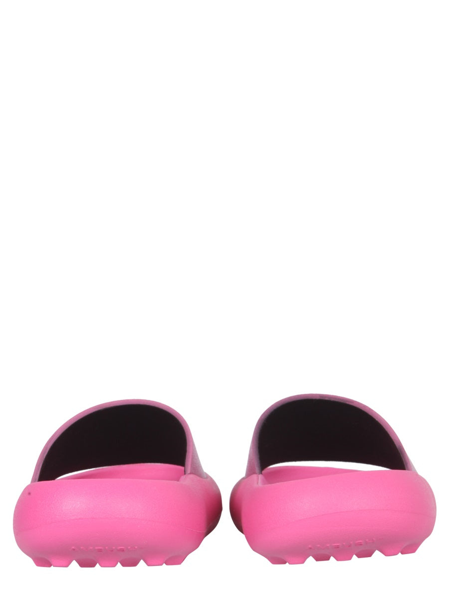 RUBBER SLIDE SANDALS