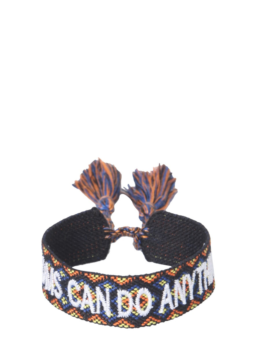 BRAIDED FABRIC BRACELET