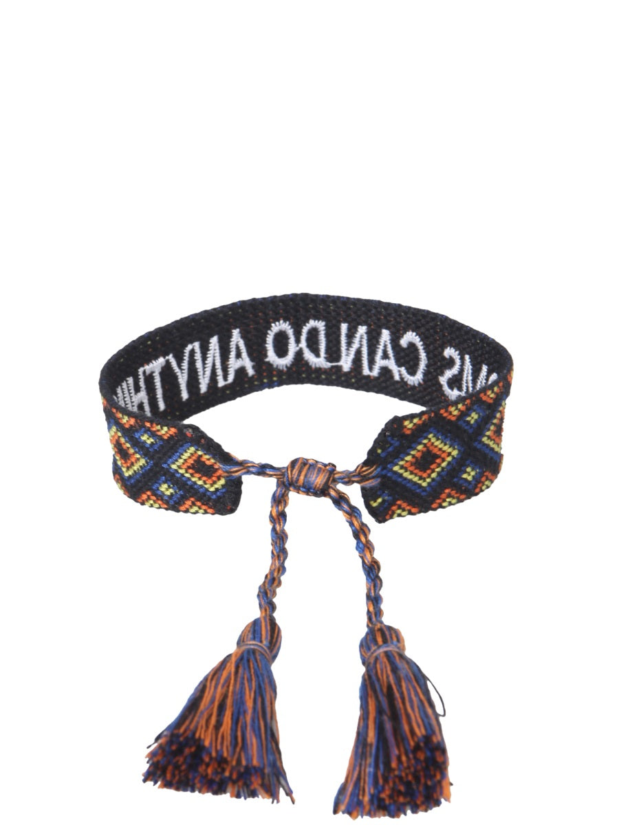 BRAIDED FABRIC BRACELET