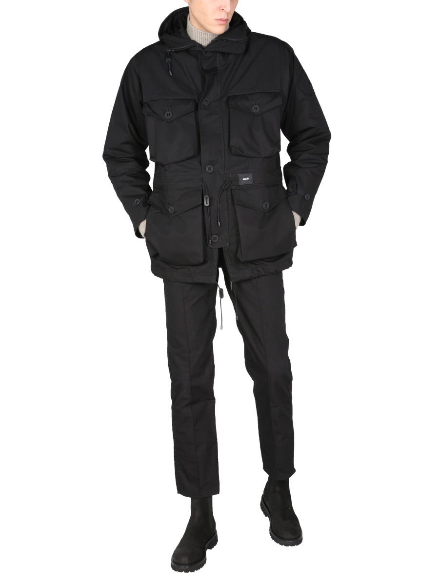 PANTS WITH LOGO BUTTON