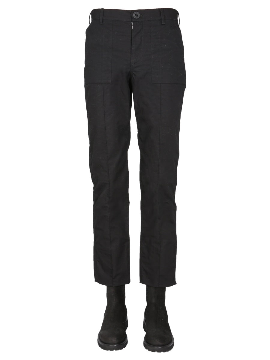 PANTS WITH LOGO BUTTON