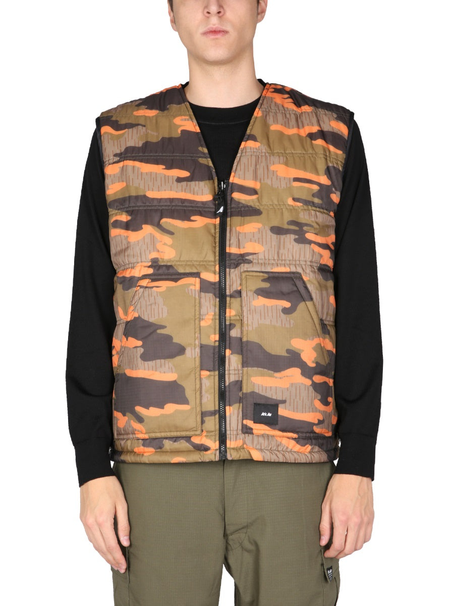 REVERSIBLE QUILTED GILET