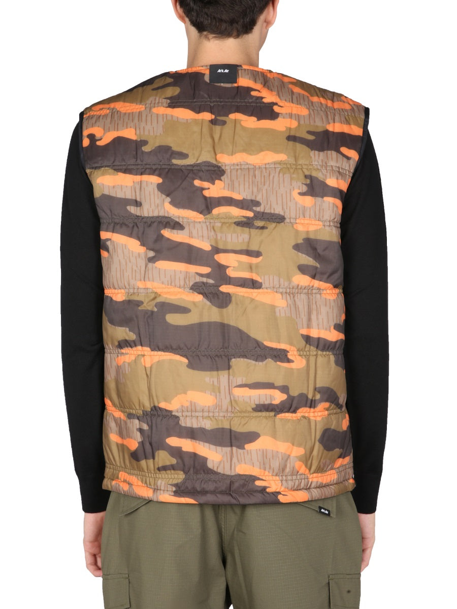 REVERSIBLE QUILTED GILET