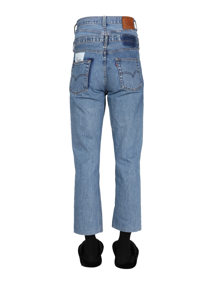 DOUBLE WAIST JEANS