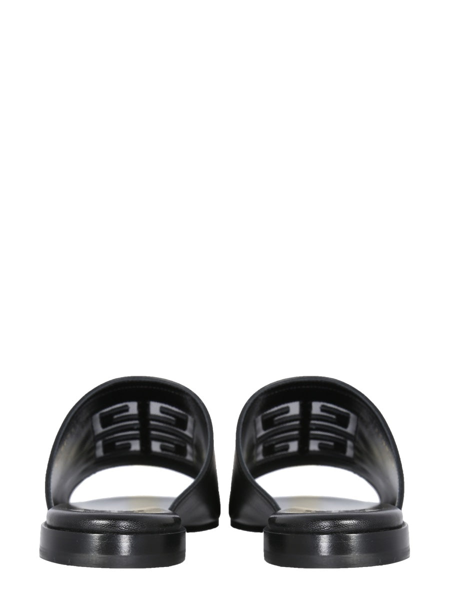 LEATHER FLAT MULES