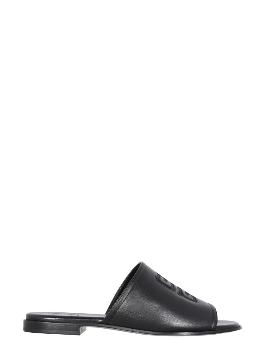LEATHER FLAT MULES