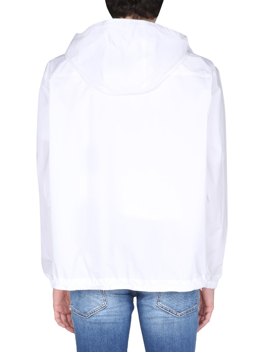 JACKET WITH LOGO PRINT