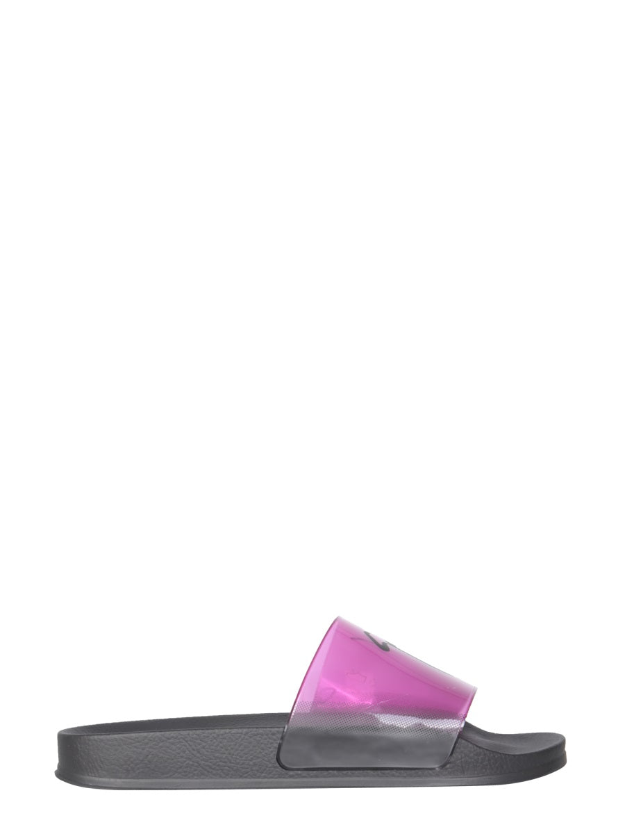 SLIDE SANDALS WITH LOGO