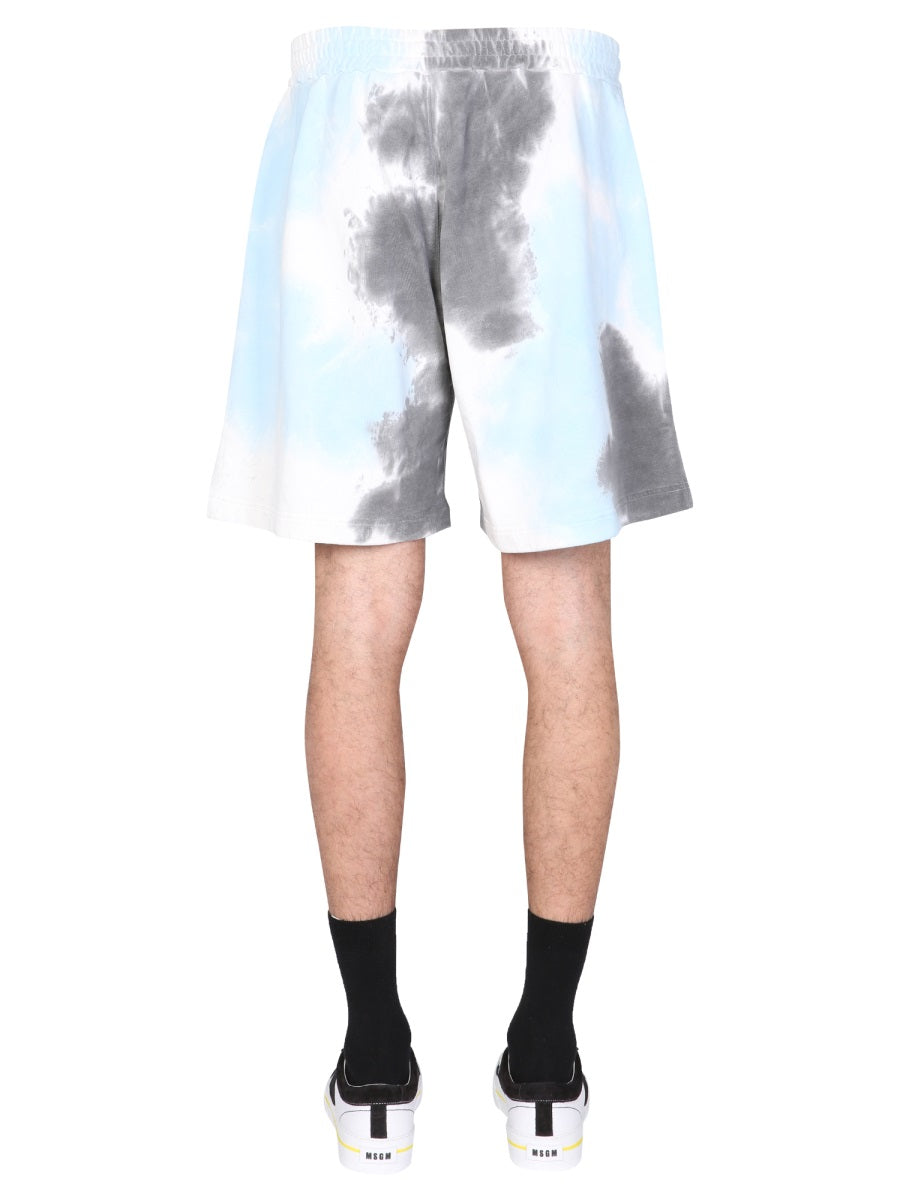 TIE DYE PATTERN BERMUDA