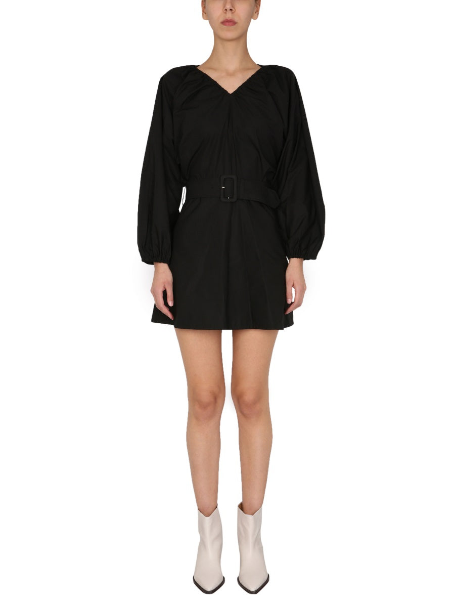 BALLOON SLEEVES DRESS