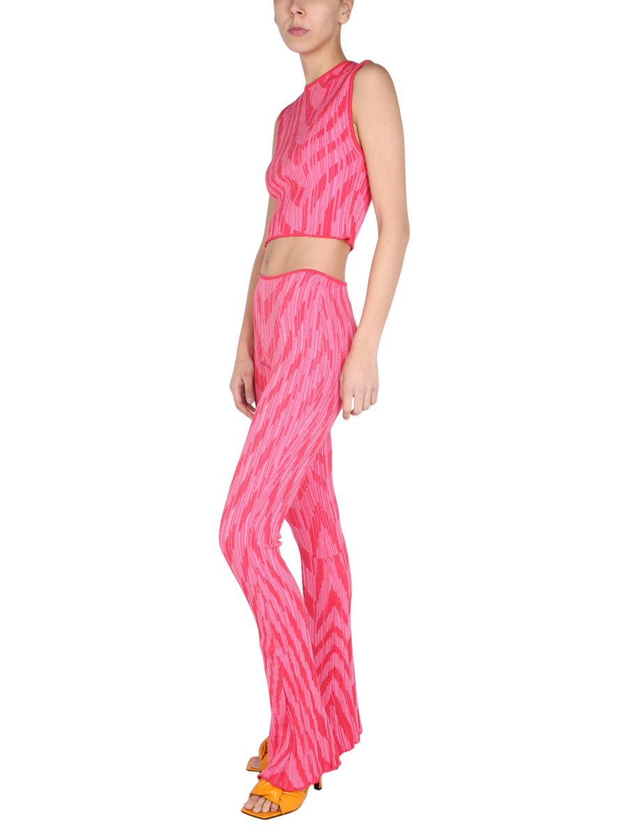 STRIPED PATTERN PANTS