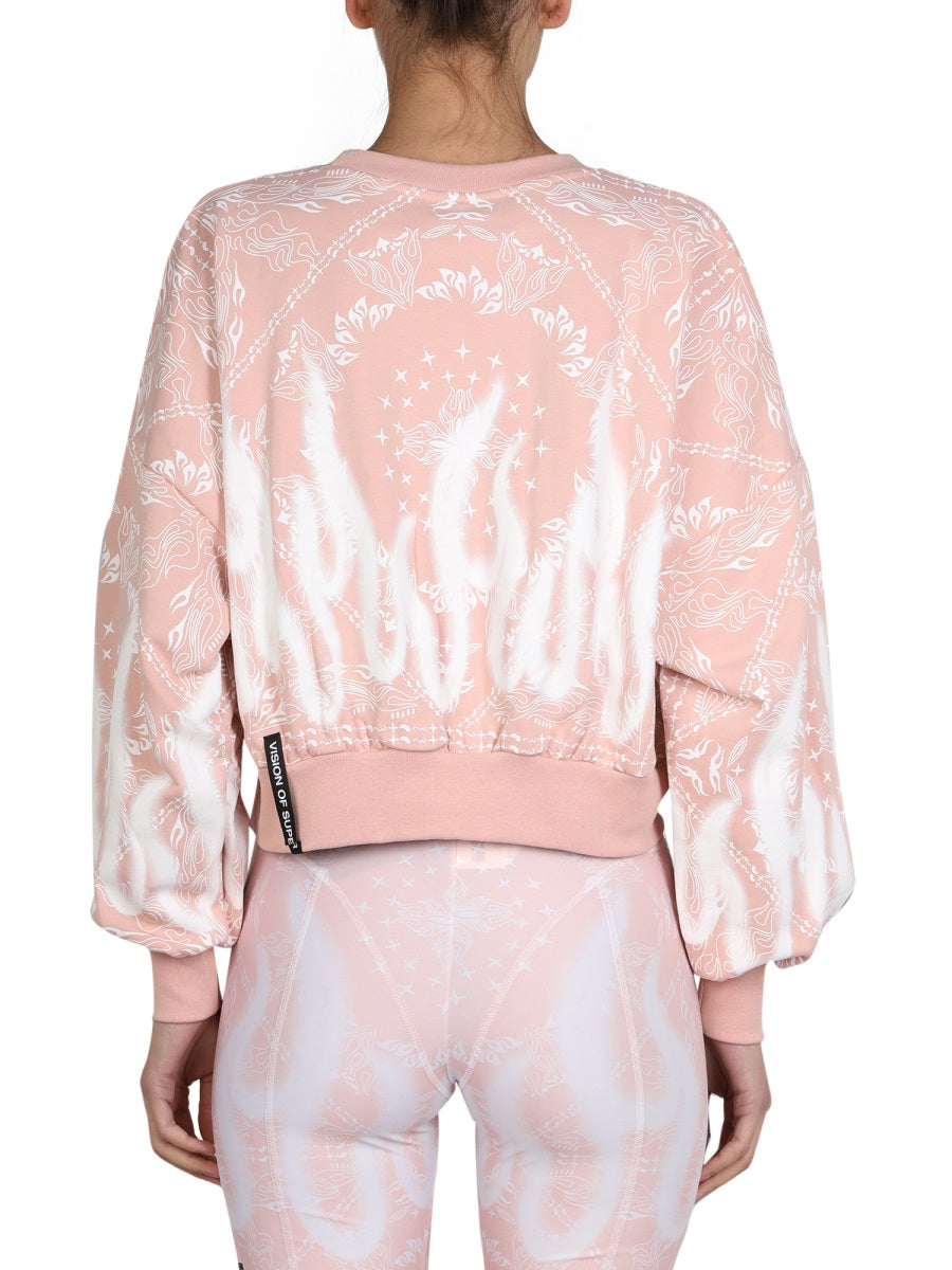 PAISLEY PATTERN SWEATSHIRT