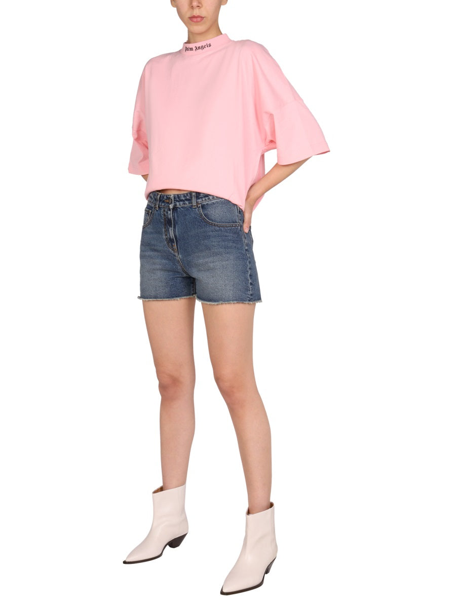DENIM SHORTS